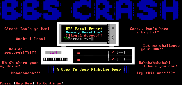 gioco BBS Crash